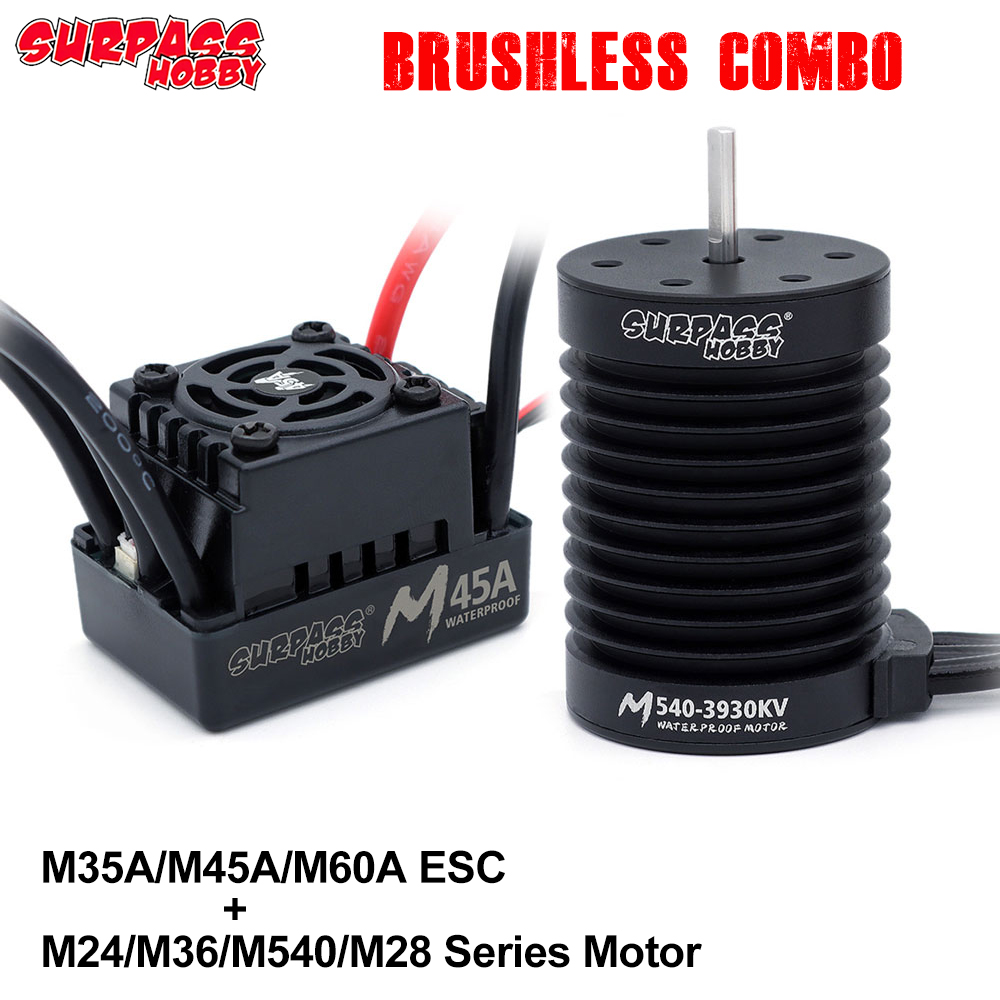 Esc Waterproof 60A - SURPASS HOBBY Brushless Motor ESC Combo