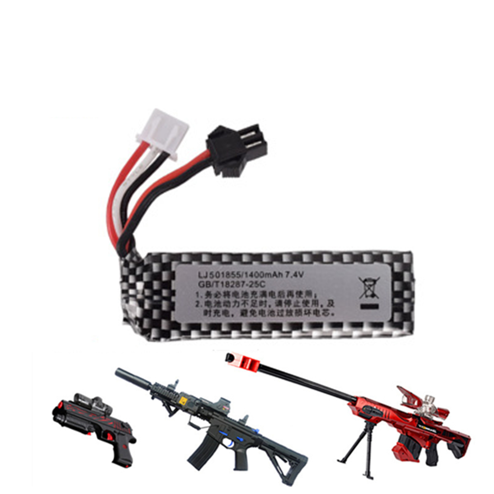 Rc Hobby Parts - 7.4V 1400Mah 25C 501855 Pin Lipo