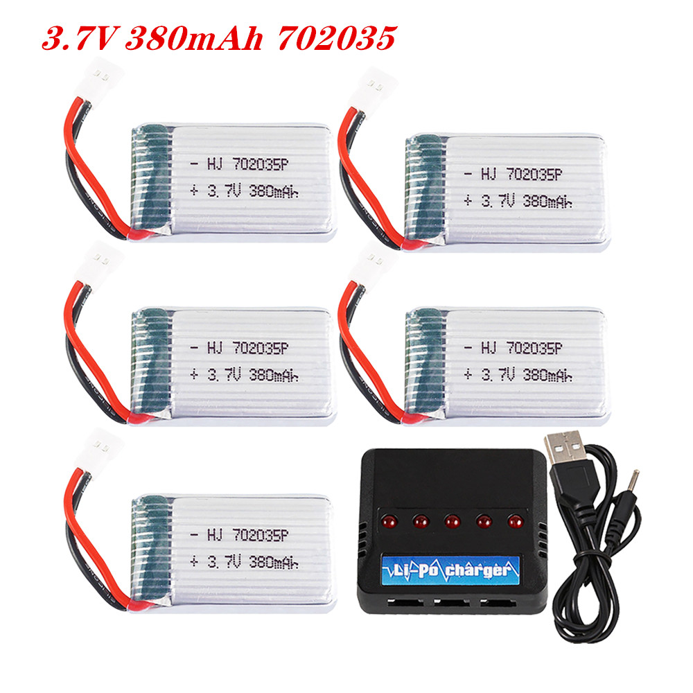 Rc Hobby Parts - 3.7V 380Mah 702035 Pin Lipo Pin