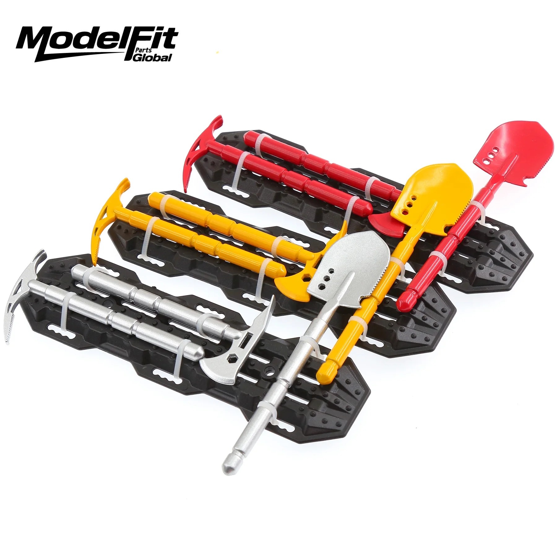 Rc Hobby Tools - Simulation Shovel Axe Pickaxe With Anti-slip