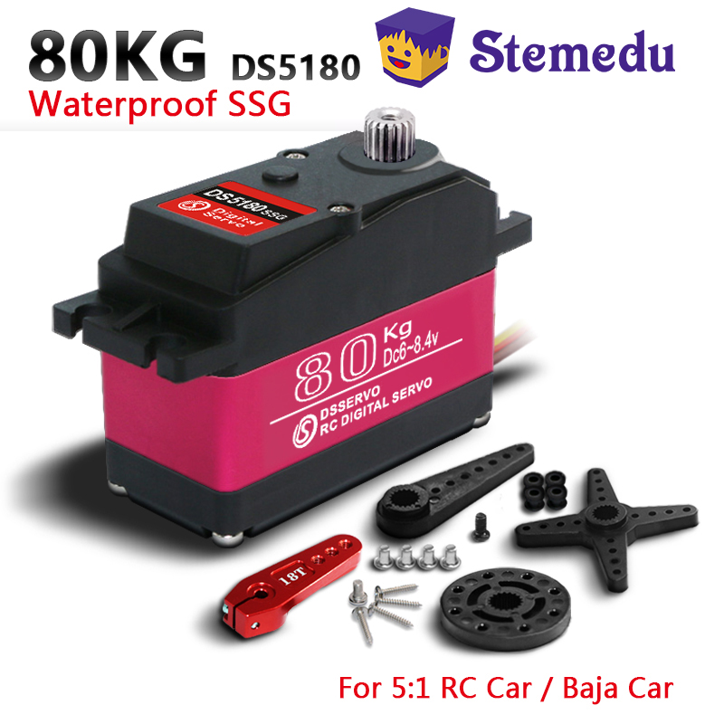 Rc Hobby Products - Dsservo Waterproof DS5180 80KG High Speed