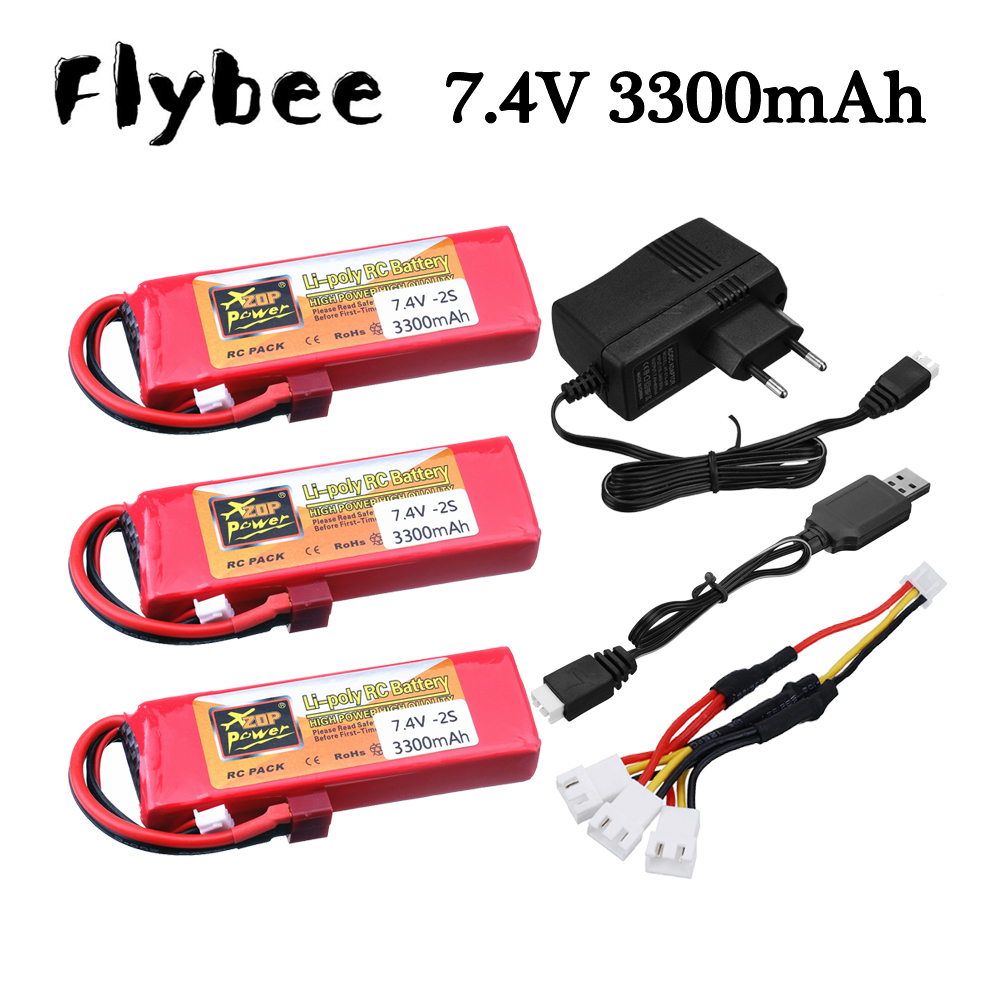 Rc Hobby Parts - 2S 7.4V 3300mAh Lipo Battery Charger