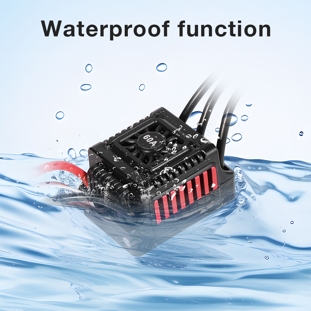 45A 60A RC ESC Waterproof Sens - đánh giá và giá Esc Waterproof 60A