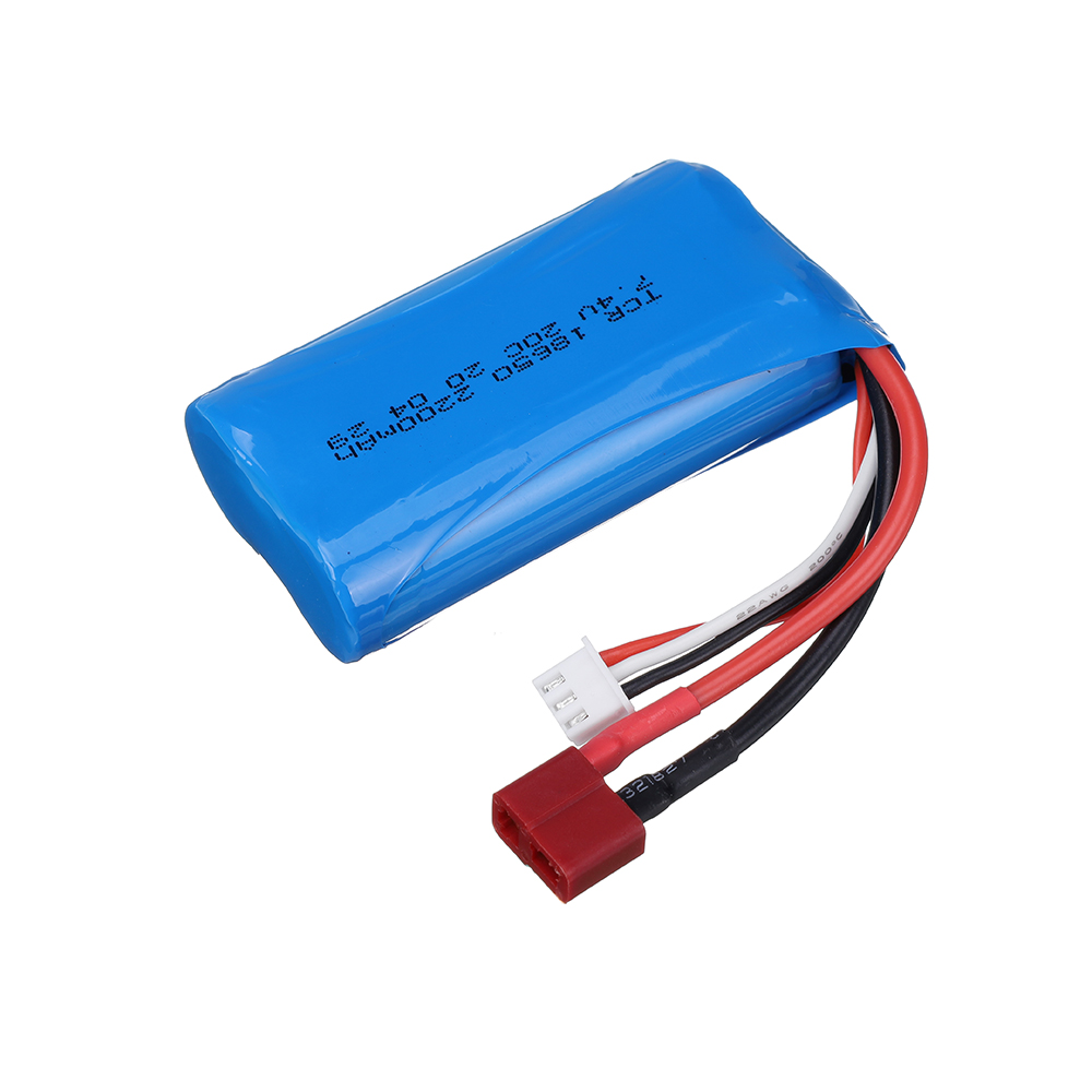7.4V 2200mAh 18650 Lipo Batery - đánh giá và giá Rc Hobby Parts
