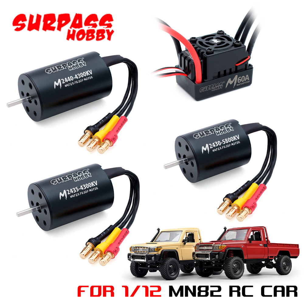 SURPASS HOBBY Brushless Motor  - đánh giá và giá Esc Waterproof 60A