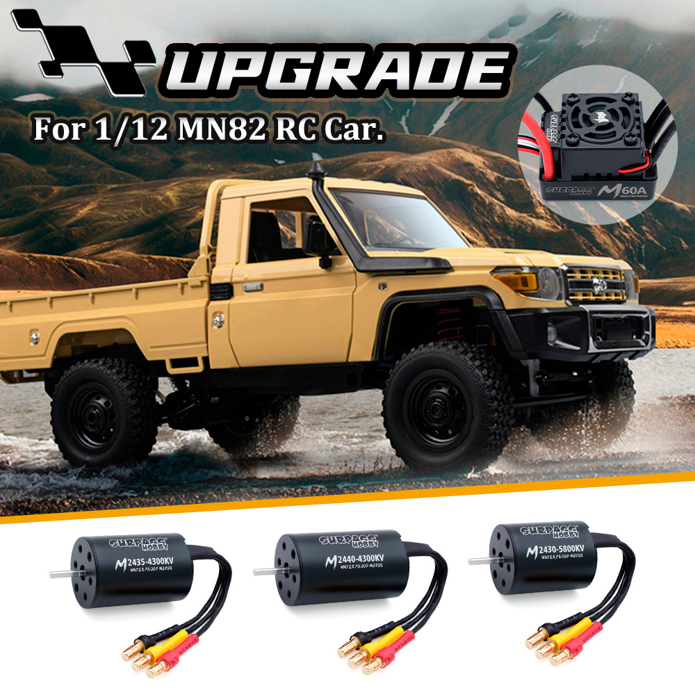 SURPASS HOBBY Brushless Motor  - đánh giá và giá Esc Waterproof 60A