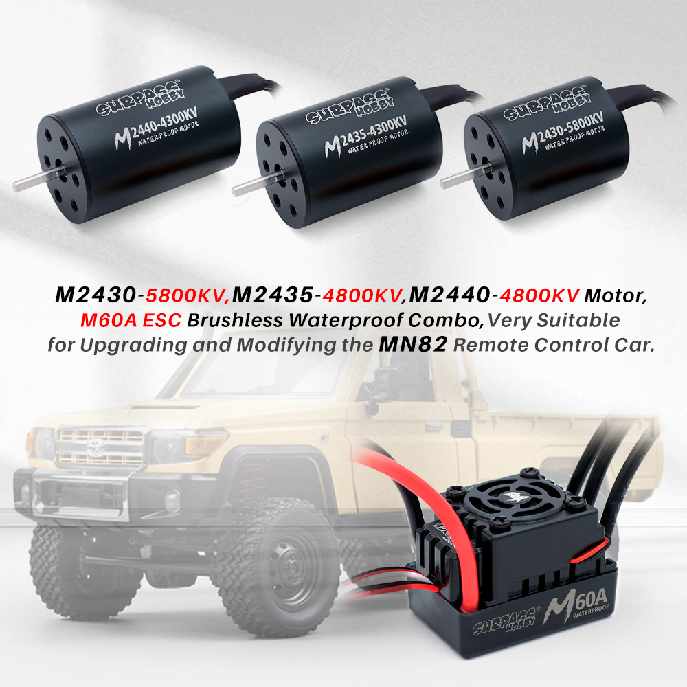 SURPASS HOBBY Brushless Motor  - đánh giá và giá Esc Waterproof 60A