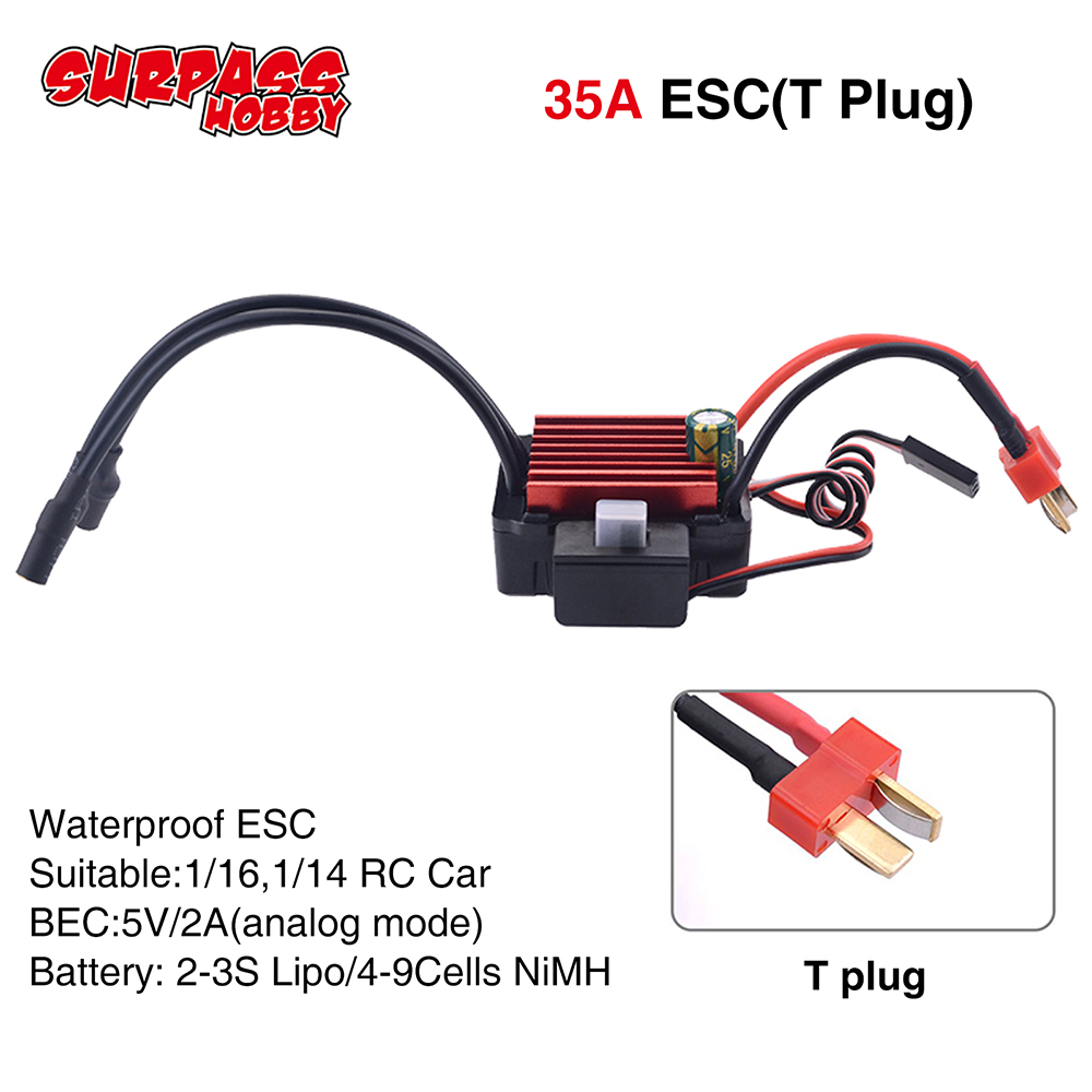 SURPASSHOBBY ESC 150A 80A 120A - đánh giá và giá Esc Waterproof 60A