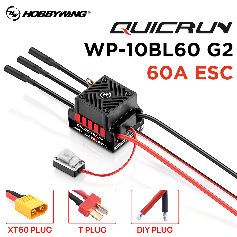 HobbyWing QuicRun WP 10BL60 RC - đánh giá và giá Esc Waterproof 60A