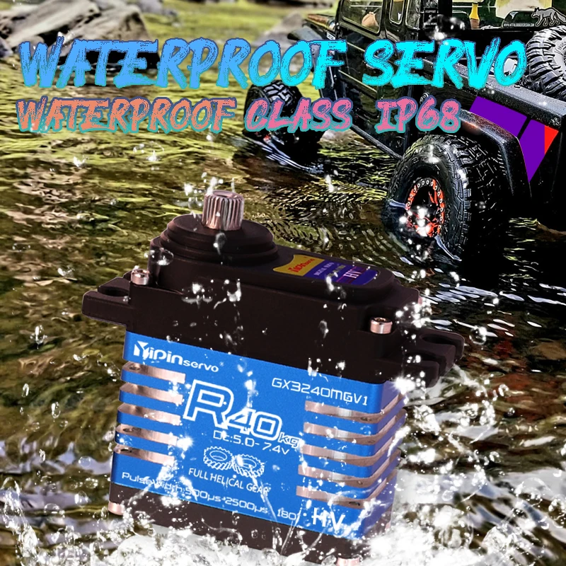 Waterproof IP68 RC Servo 40kg  - đánh giá và giá Rc Hobby Products