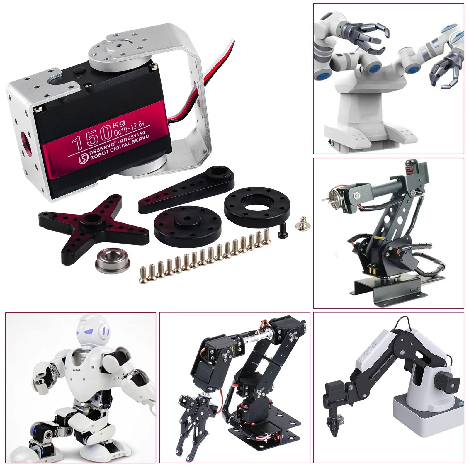 High Torque 150kg RDS51150 Met - đánh giá và giá Rc Hobby Products