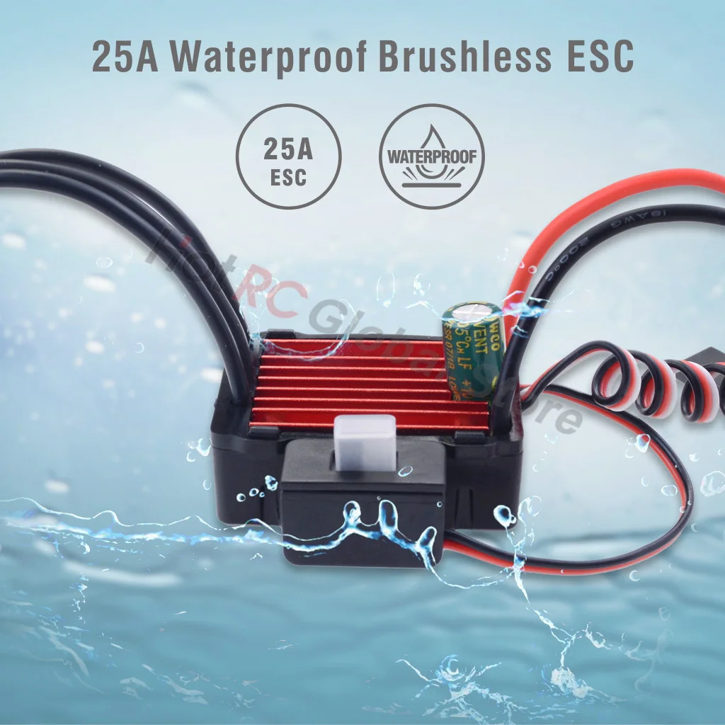 SURPASS HOBBY KK 25A 35A 45A 6 - đánh giá và giá Esc Waterproof 60A