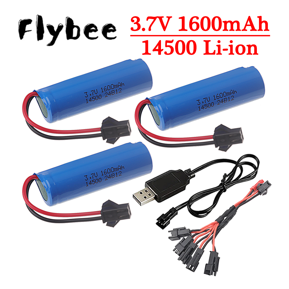 Original 3.7v 14500 1600mAh Li - đánh giá và giá Rc Hobby Parts