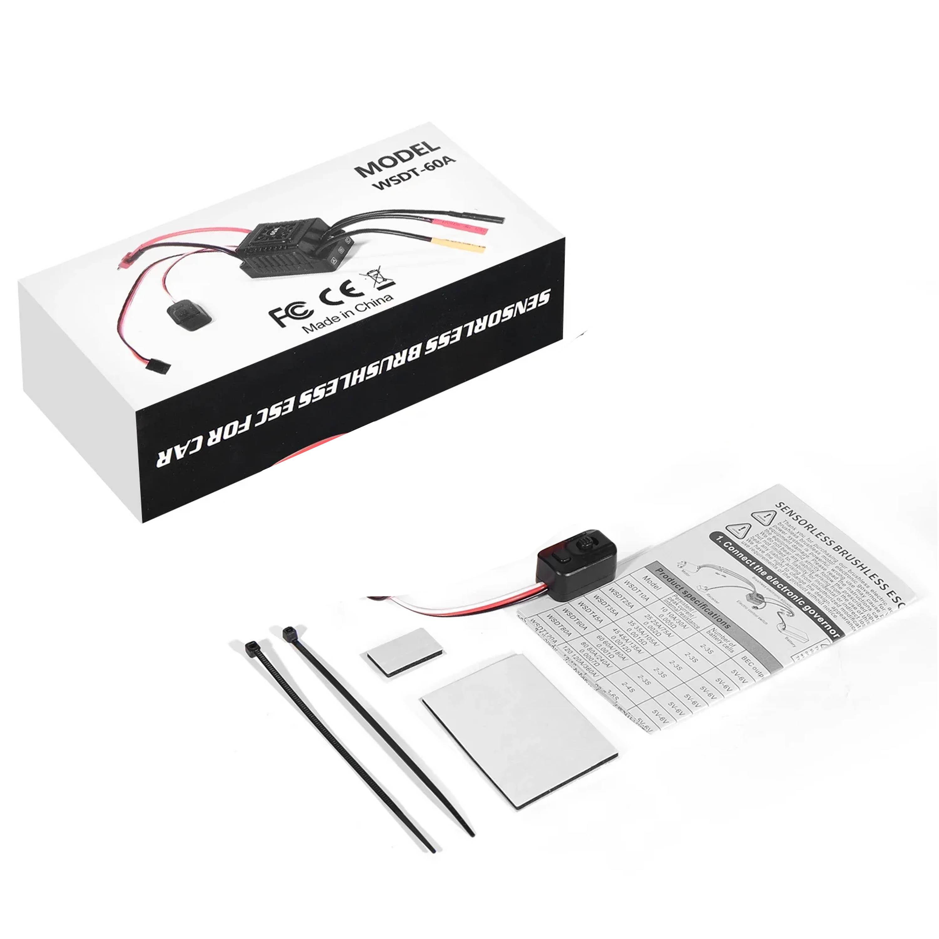 NEEBRC 45A 60A Brushless ESC W - đánh giá và giá Esc Waterproof 60A