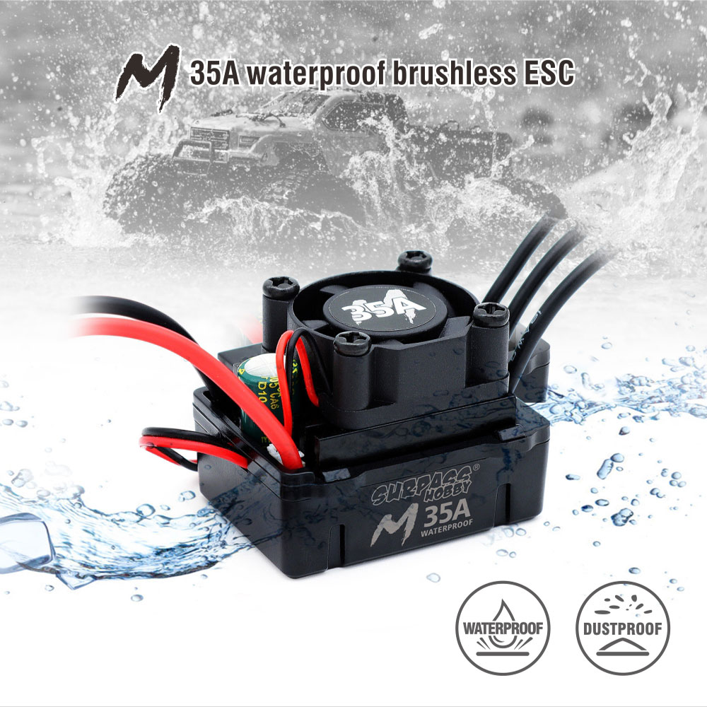 SURPASS HOBBY 60A 45A 35A Wate - đánh giá và giá Esc Waterproof 60A